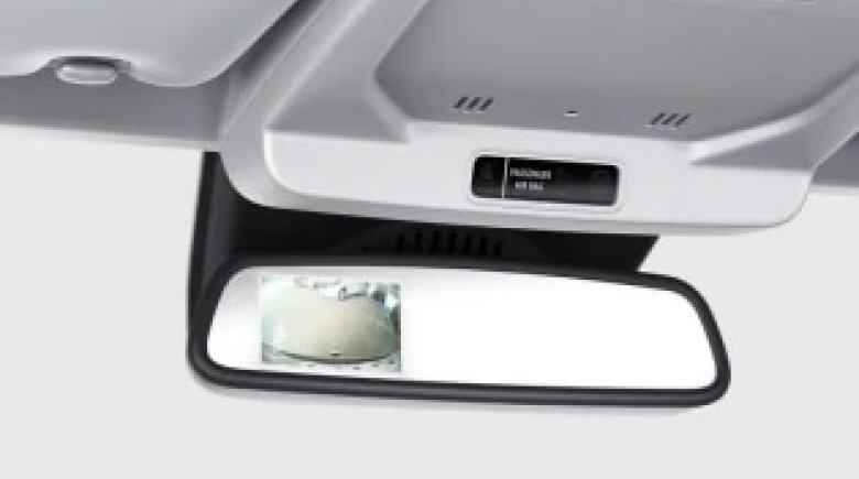 Ένδειξη κάμερας οπισθοπορείας στον εσωτερικό καθρέφτη